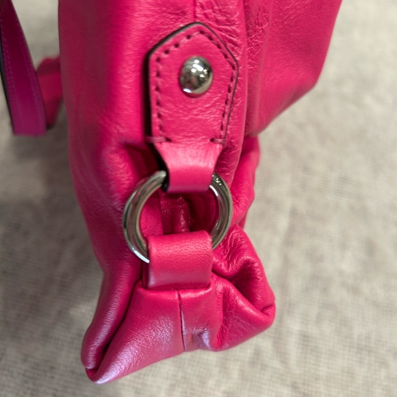 Coach vintage Ashley Magenta Leather handbag F19243 - Picture 11 of 11
